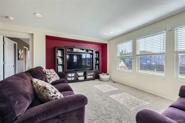 Interior, Living room, Recessed Lighting