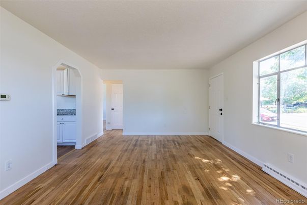 Empty room, Interior, Wood Texture Flooring