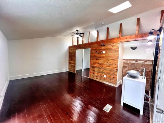 Empty room, Interior, Wooden Beams, Wood Texture Flooring, Wooden Walls
