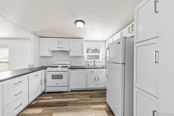 Interior, Kitchen, Wood Texture Flooring