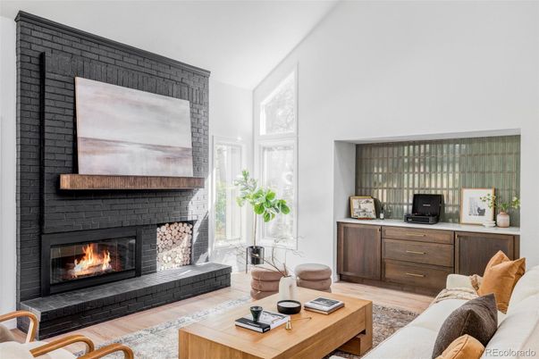 Fireplace, Interior, Living room, Wood Texture Flooring