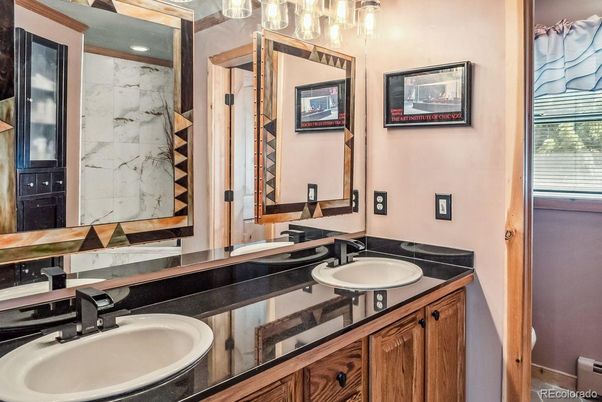Bathroom, Dual Sink Vanities, Interior, Marble Walls