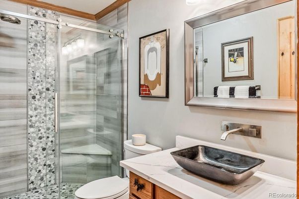 Bathroom, Glass Shower, Interior