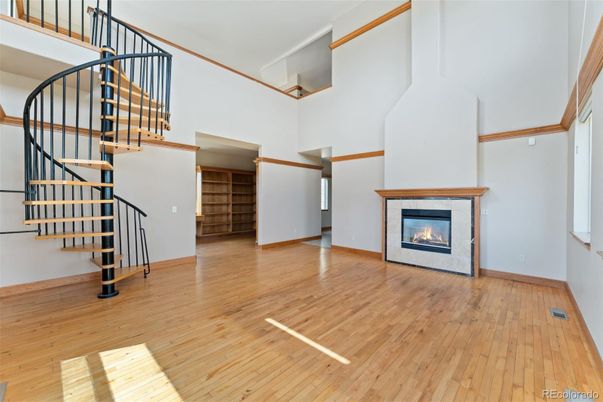 Fireplace, Interior, Wood Texture Flooring