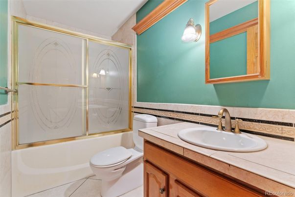 Bathroom, Glass Shower, Interior, Tile Countertops