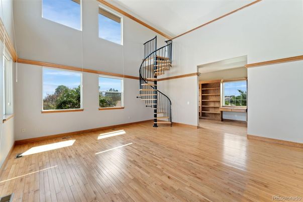 Empty room, Interior, Wood Texture Flooring