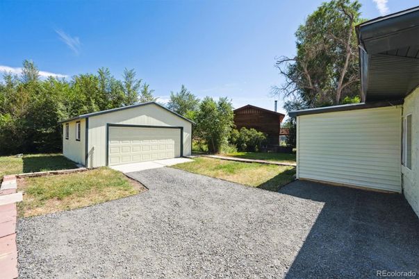 Backyard, Detached Garage, Exterior