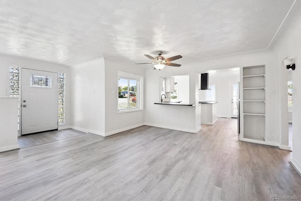 Empty room, Interior, Wood Texture Flooring