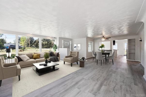 Dining room, Interior, Living room, Wood Texture Flooring