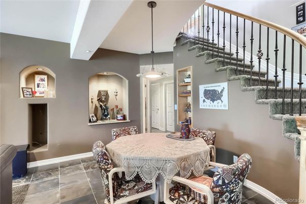 Dining room, Interior, Pendant Lights