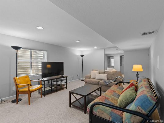 Interior, Living room, Recessed Lighting