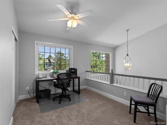 Home Office, Interior, Pendant Lights