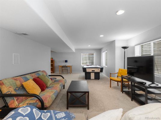Billiard Table, Game Room, Interior, Living room, Recessed Lighting
