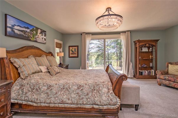 Bedroom, Chandelier, Interior