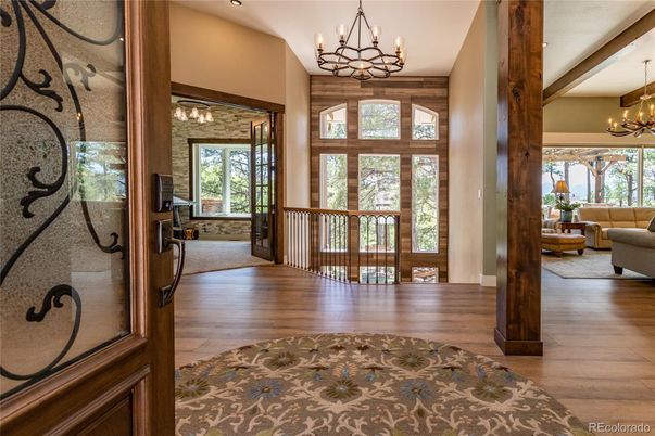 Chandelier, Interior, Living room, Wood Texture Flooring