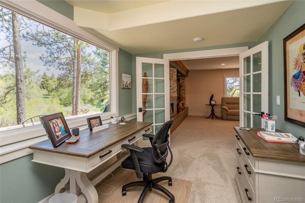 Home Office, Interior, Recessed Lighting
