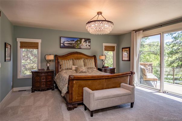 Bedroom, Chandelier, Interior