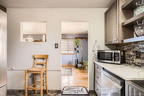 Interior, Kitchen, Wood Texture Flooring