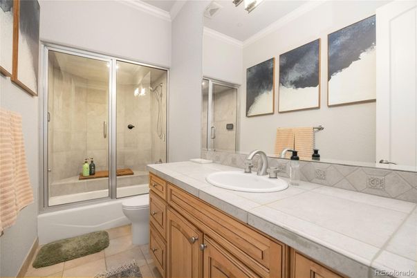 Bathroom, Glass Shower, Interior, Tile Countertops
