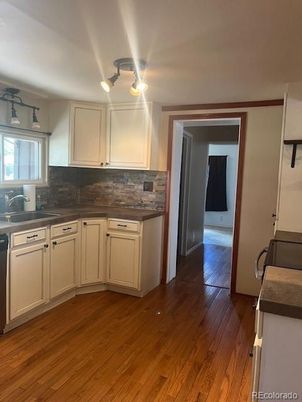 Interior, Kitchen, Wood Texture Flooring