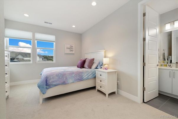 Bedroom, Interior, Recessed Lighting