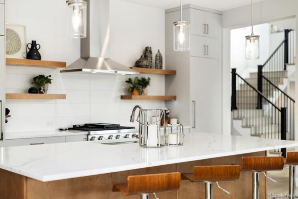 Interior, Kitchen, Pendant Lights, Stainless Steel Appliances