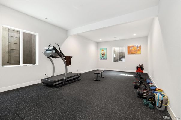 Fitness Equipment, Interior, Recessed Lighting