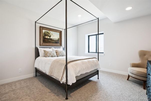 Bedroom, Interior, Recessed Lighting