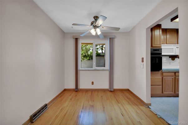 Empty room, Interior, Kitchen, Wood Texture Flooring