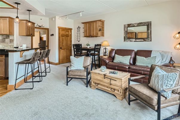 Dining room, Interior, Kitchen, Living room, Pendant Lights