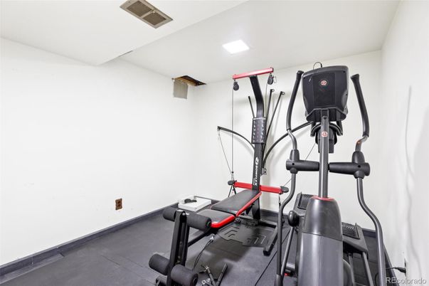 Fitness Equipment, Interior, Recessed Lighting