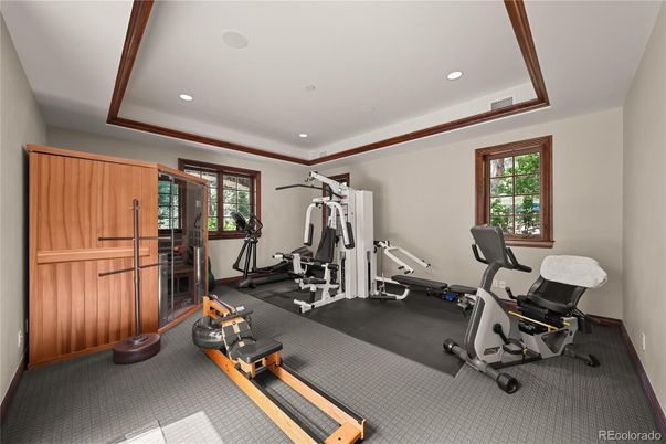 Fitness Equipment, Interior, Recessed Lighting