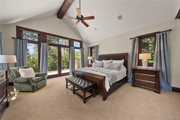 Bedroom, Interior, Wooden Beams
