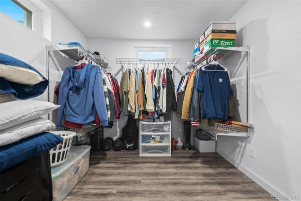 Interior, Recessed Lighting, Walk-in Closets, Wood Texture Flooring