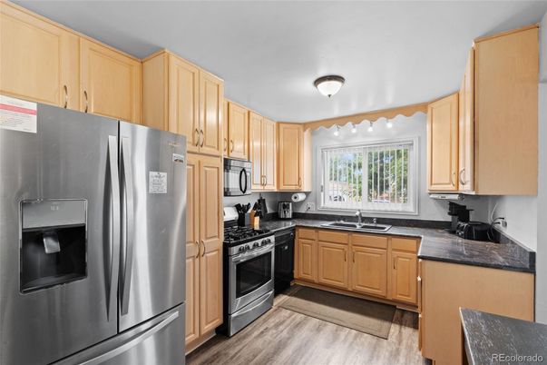 Interior, Kitchen, Wood Texture Flooring