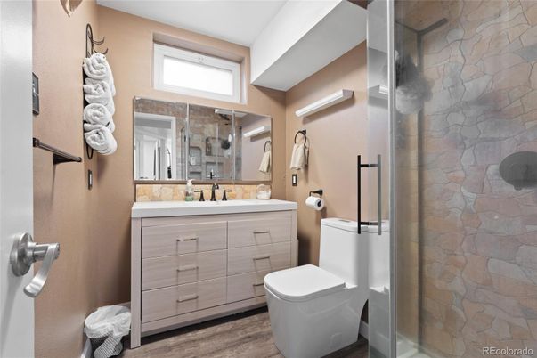 Bathroom, Interior, Wood Texture Flooring