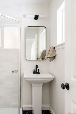 Bathroom, Glass Shower, Interior