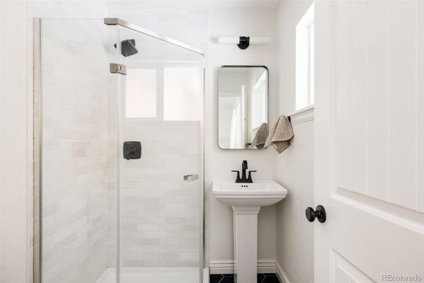 Bathroom, Glass Shower, Interior