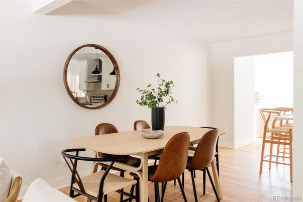 Dining room, Interior, Wood Texture Flooring