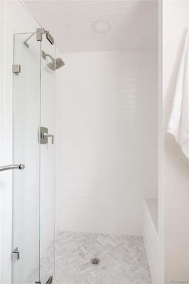 Bathroom, Glass Shower, Interior, Marble