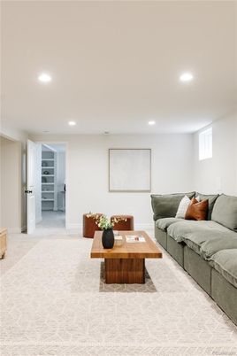 Interior, Living room, Recessed Lighting