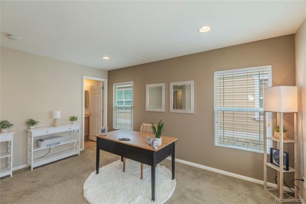 Home Office, Interior, Recessed Lighting