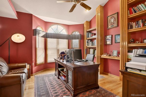 Home Office, Interior, Wood Texture Flooring