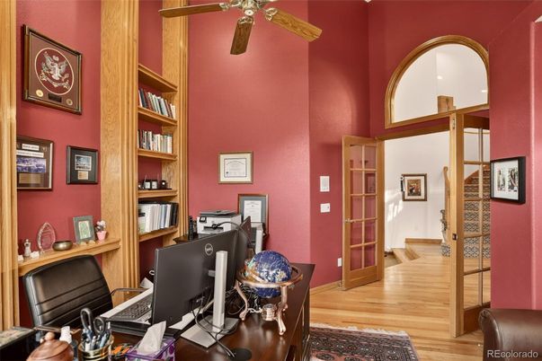 Home Office, Interior, Wood Texture Flooring