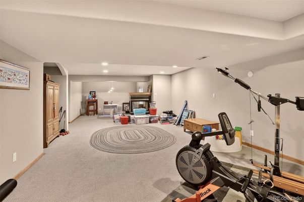 Fitness Equipment, Interior, Recessed Lighting