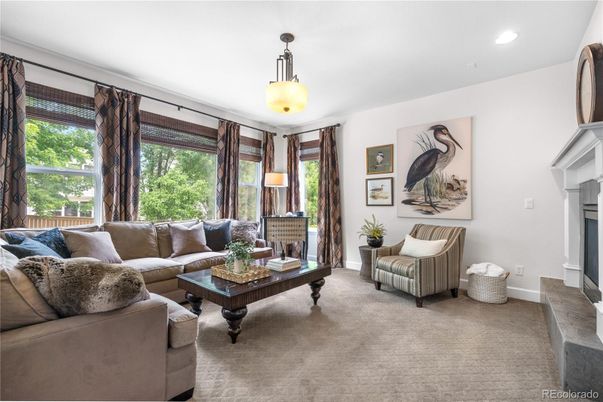 Fireplace, Interior, Living room, Pendant Lights, Recessed Lighting