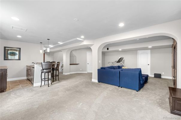 Interior, Kitchen, Living room, Pendant Lights, Recessed Lighting