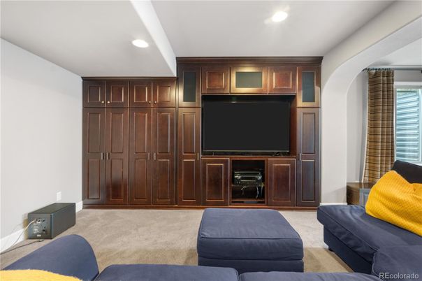 Interior, Living room, Recessed Lighting