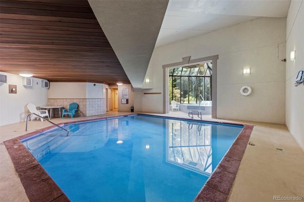 Interior, Pool, Wooden Ceilings