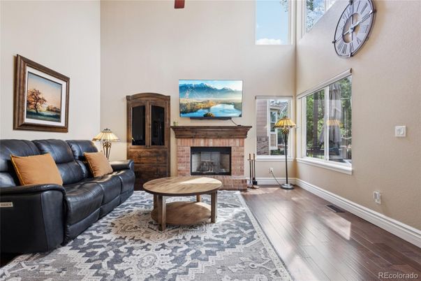 Fireplace, Interior, Wood Texture Flooring